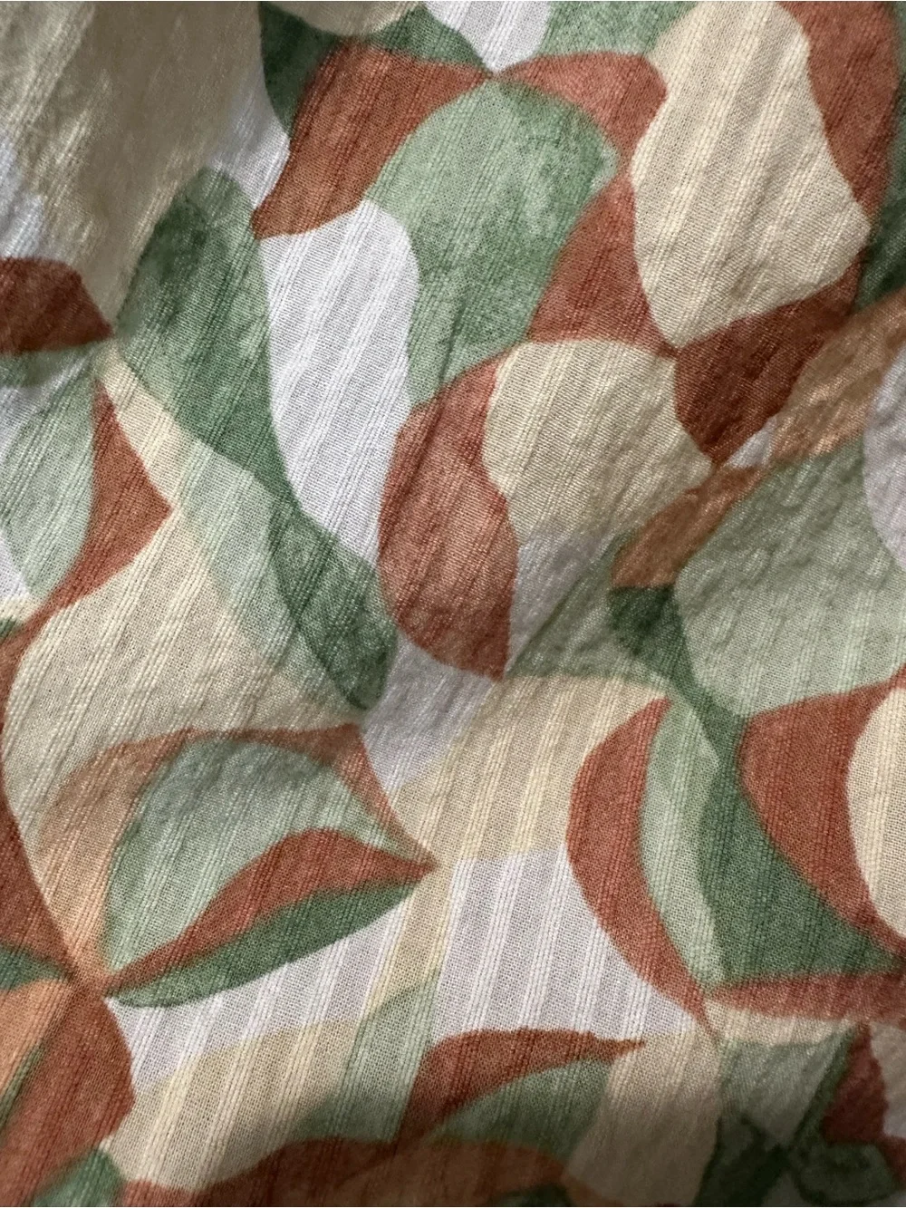 Abercrombie & Fitch Geometric Print Maxi Dress Cotton Sz S EUC